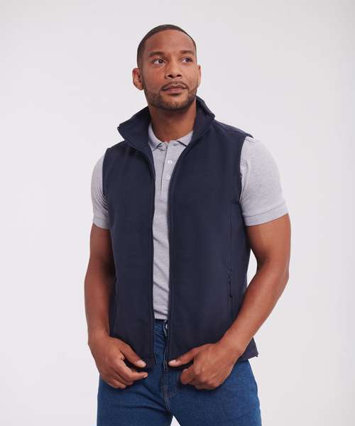 Outdoor fleece gilet